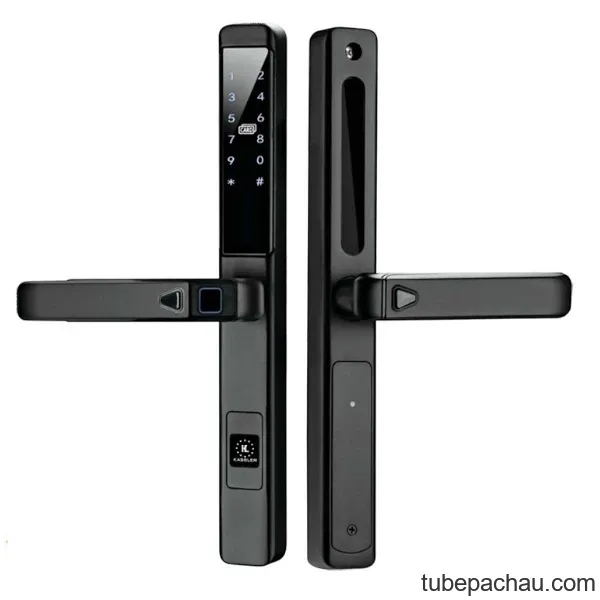 Khóa điện tử Kassler KL 588 LX Black APP/ Khóa cửa nhôm