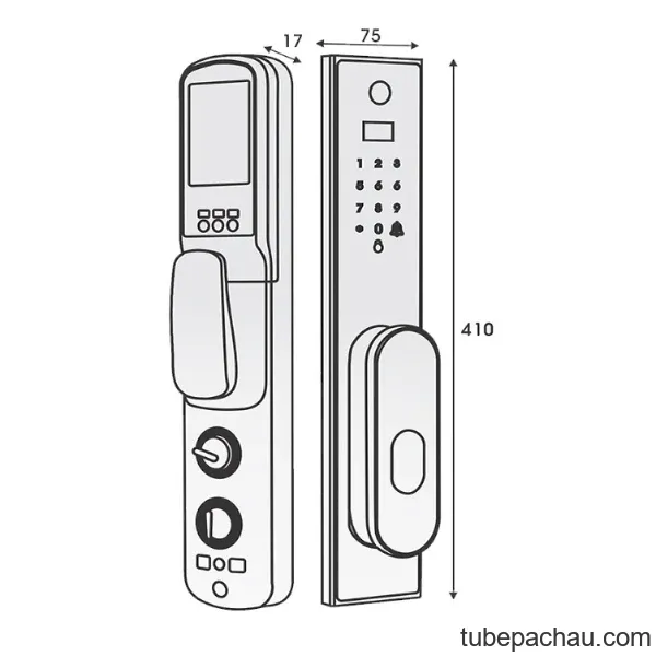 Khóa điện tử Kassler KL-890/ Khóa vân tay