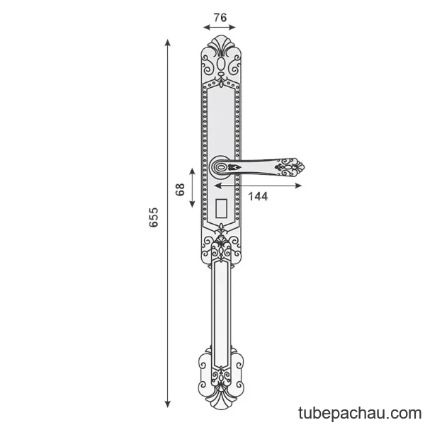 Khóa điện tử Kassler KL-979 G/ Khóa vân tay tân cổ