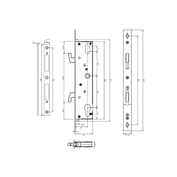 Khóa Điện Tử DL6600-SL Hafele 912.20.189