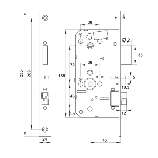 Khóa Điện Tử DL7600 Hafele 912.20.233