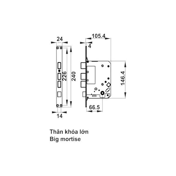 Khóa Điện Tử EL7500-TC Hafele 912.20.551