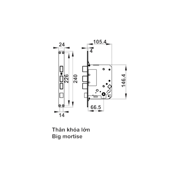 Khóa Điện Tử EL7700-TCS Hafele 912.05.584