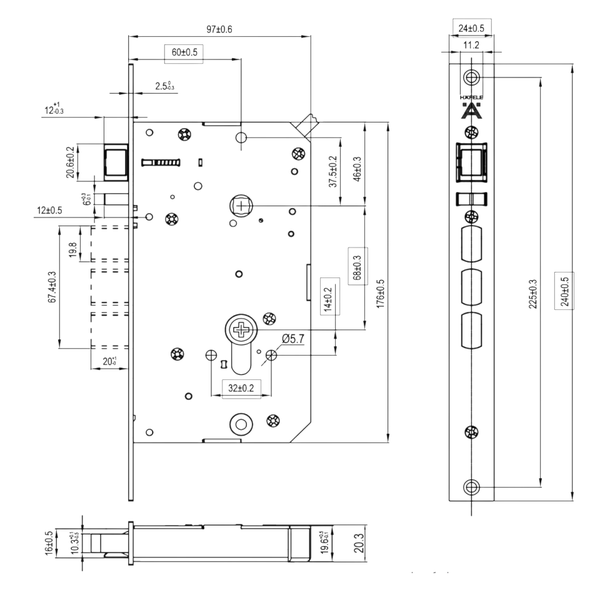 Khóa Điện Tử Horizon PP2501W Hafele 499.21.224