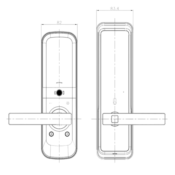 Khóa Điện Tử ML2502B Hafele 912.21.048