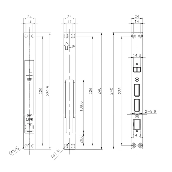 Khóa Điện Tử ML2502B Hafele 912.21.048