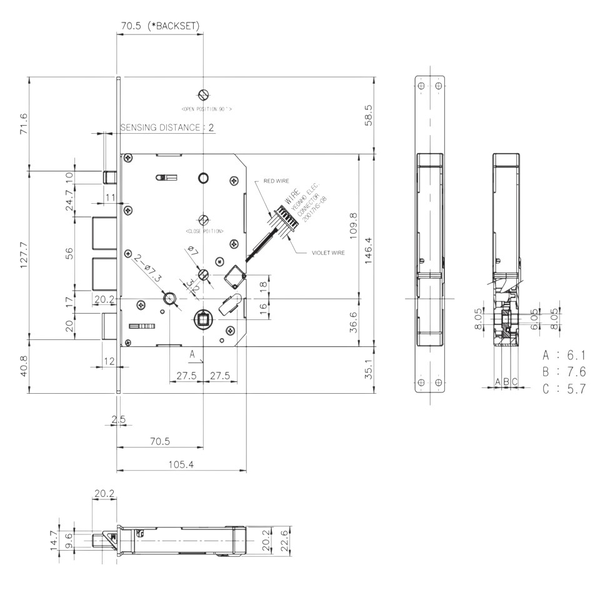 Khóa Điện Tử ML2502B Hafele 912.21.048