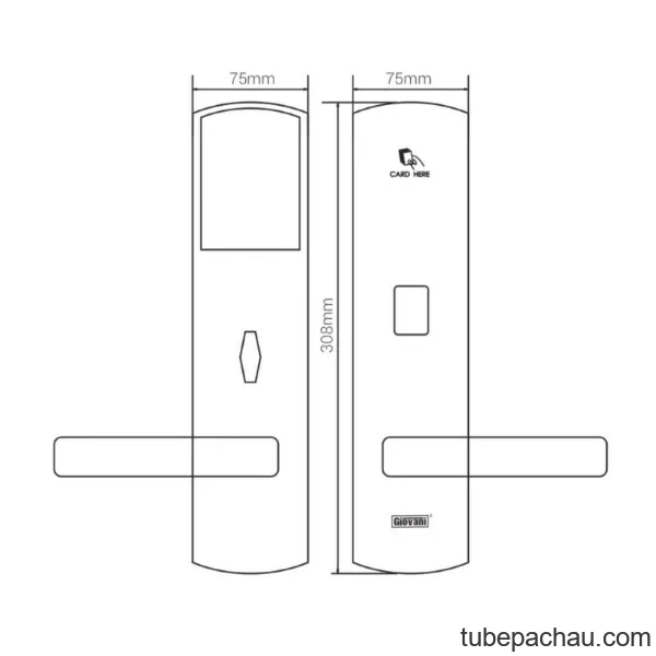 Khóa khách sạn Giovani GSL-H4