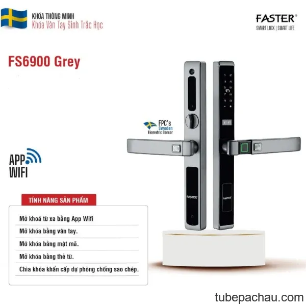 Khóa thông minh Faster FS6900 Grey