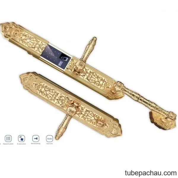 Khóa vân tay KL-999 - Mạ Vàng 24K
