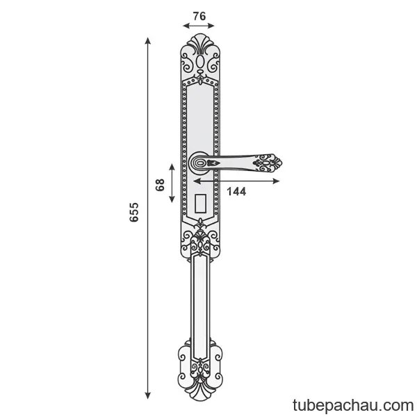 Khóa điện tử Kassler KL-979 G/ Khóa vân tay tân cổ