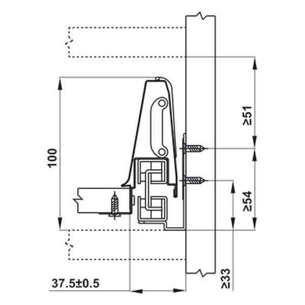 Ray hộp Alto Hafele 552.75.705