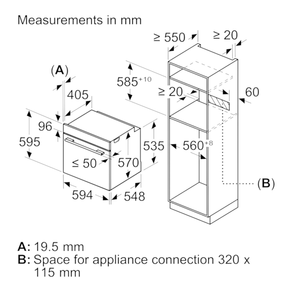 Lò Nướng Âm Tủ Bosch HBA5360B0K