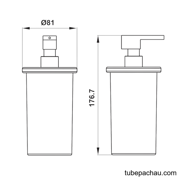 Ly Xịt Xà Phòng Hafele 495.80.240