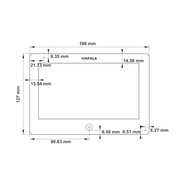Màn Hình Cửa SVM-770HD Hafele 959.23.097