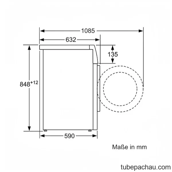 Máy giặt quần áo Bosch WAV28E43
