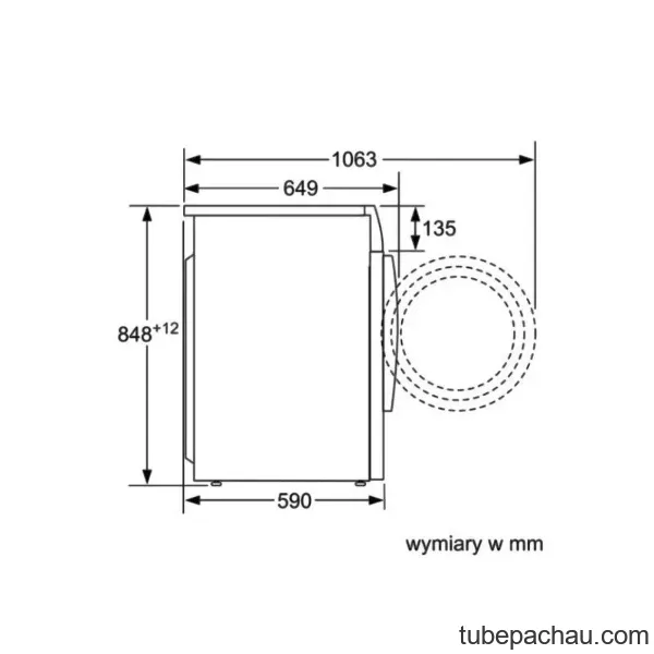 Máy giặt quần áo Bosch WVG30441EU