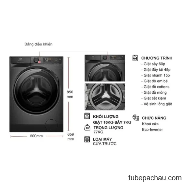 Máy Giặt Sấy Electrolux EWW1023P5SC