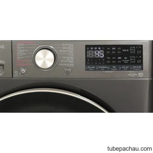 Máy giặt sấy LG AI DD Inverter giặt 14 kg - sấy 8 kg FV1414H3BA