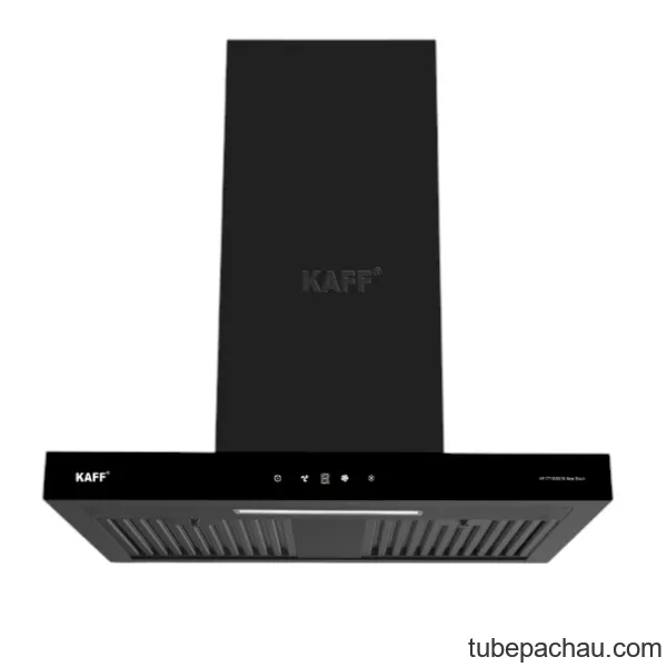 Máy hút mùi áp tường Kaff KF-771B New Black