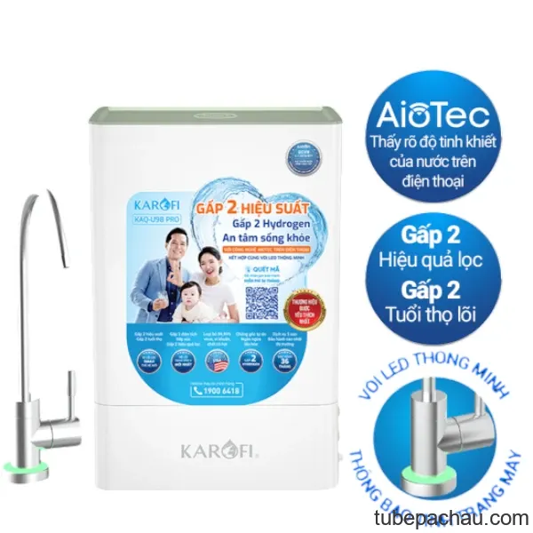 Máy lọc nước RO Karofi KAQ-U98 PRO