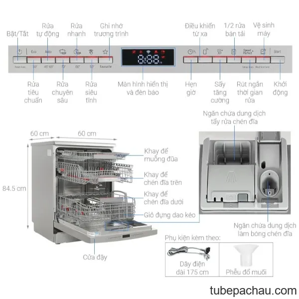 Máy rửa bát độc lập Bosch SMS6ZDI08E Serie 6