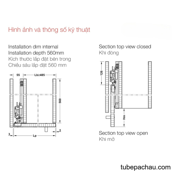 Phụ Kiện Cửa Trượt Finetta Spinfront 30/50 1D Hafele 408.45.020