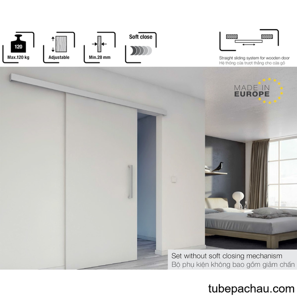 Phụ Kiện Cửa Trượt Slido Classic 120-I Hafele 941.25.005