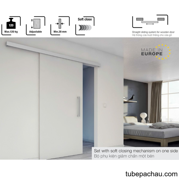 Phụ Kiện Cửa Trượt Slido Classic 120-I Hafele 941.25.006