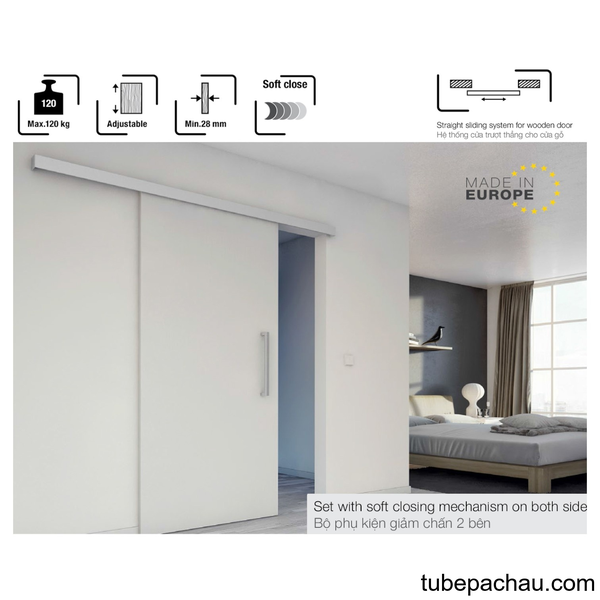 Phụ Kiện Cửa Trượt Slido Classic 120-I Hafele 941.25.007