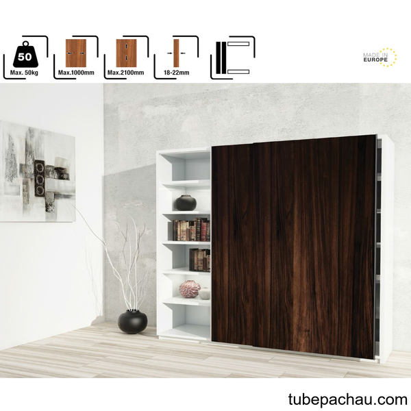 Phụ Kiện Cửa Trượt Tủ Slido Classic 50VFSR Hafele 400.51.400
