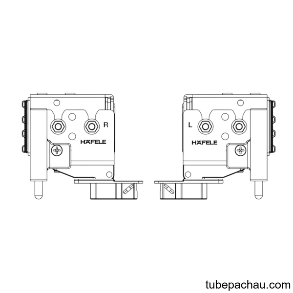 Phụ Kiện Cửa Trượt Tủ Slido Fold 20VF Hafele 401.30.009
