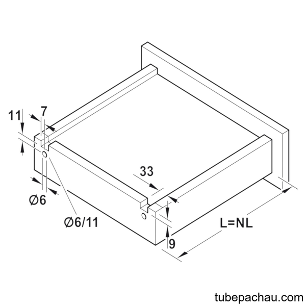 Ray Âm Ums25 250mm Hafefe 433.07.225