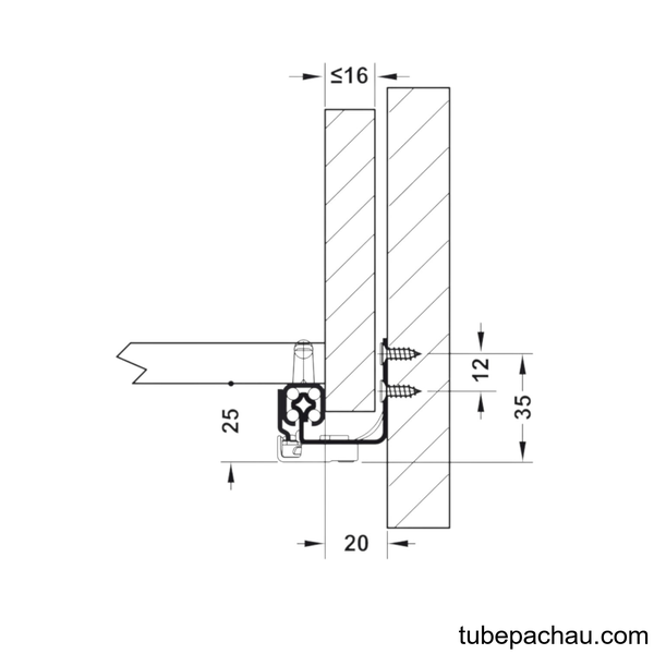 Ray Âm Ums25 400mm Hafefe 433.07.240