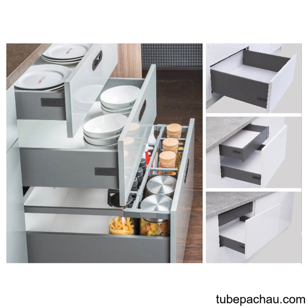 Ray Hộp Alto-S Giảm Chấn H80mm Hafele 552.55.318