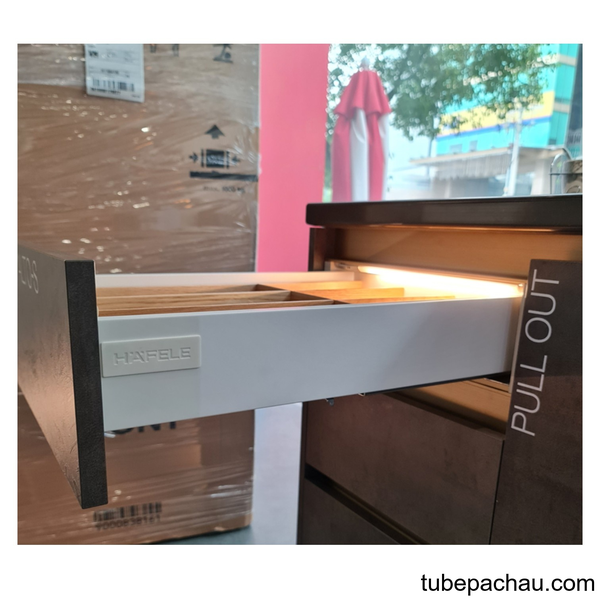 Ray Hộp Alto-S Nhấn Mở H80mm Hafele 552.36.735