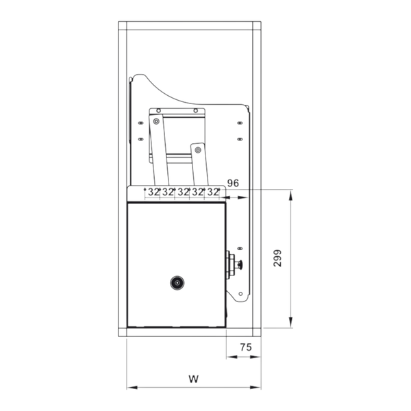 Rổ Chén Di Động Lento 800mm Hafele 504.76.022
