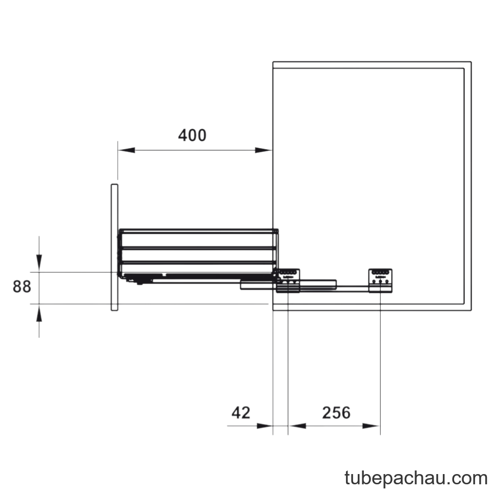 Rổ Đựng Chén Đĩa Cappella 600mm Hafele 549.08.413