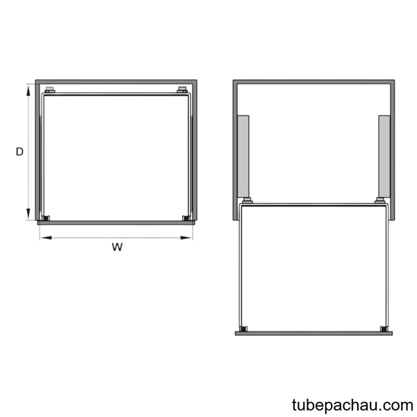 Rổ Đựng Chén Đĩa Cappella 700mm Hafele 549.08.011