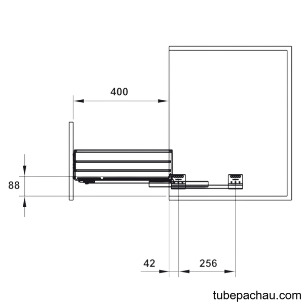 Rổ Đựng Xoong Nồi 900mm Hafele 549.08.428