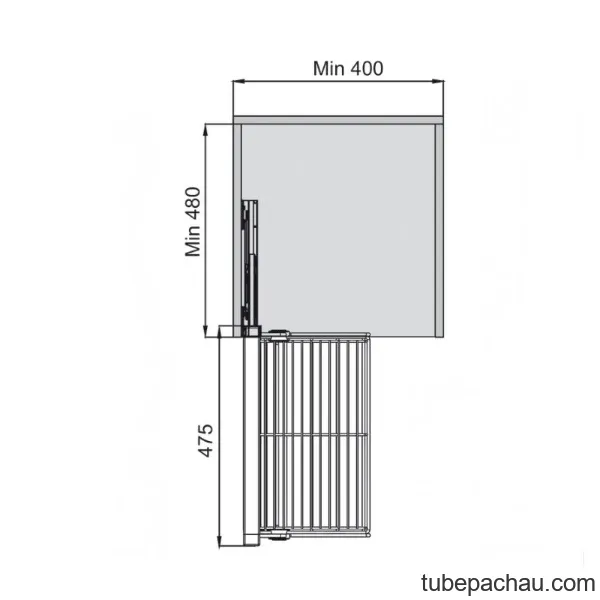 Rổ Kéo Đa Năng Phải Hafele 807.95.181
