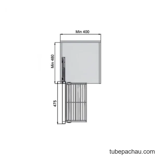 Rổ kéo đa năng phải Hafele 807.95.881