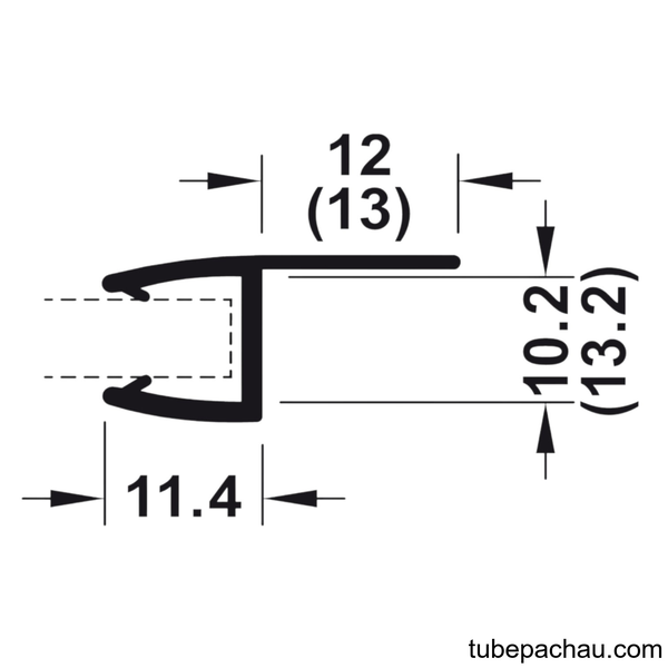 Ron Cửa Kính 8 - 10mm Hafele 950.50.008