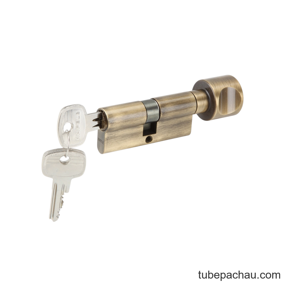 Ruột Khóa 1 Đầu Chìa 1 Đầu Vặn 63mm Hafele 916.08.272