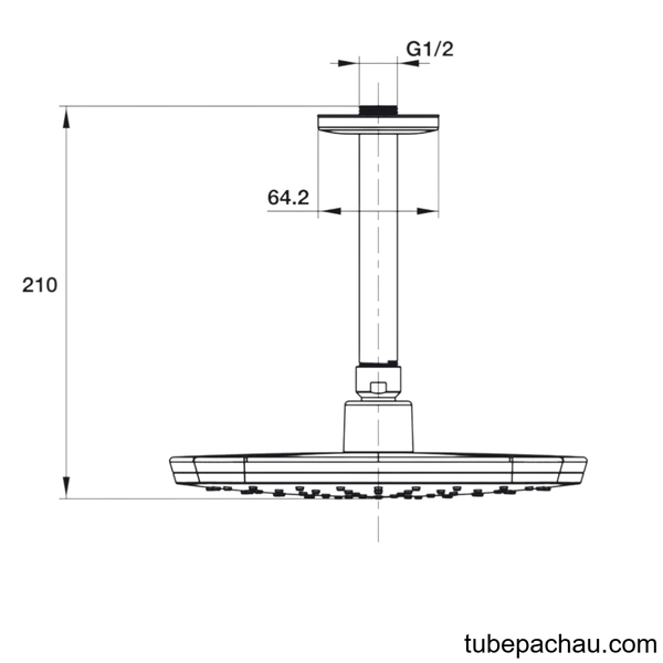 Sen Đầu Gắn Trần Airsense 219S Hafele 485.60.615