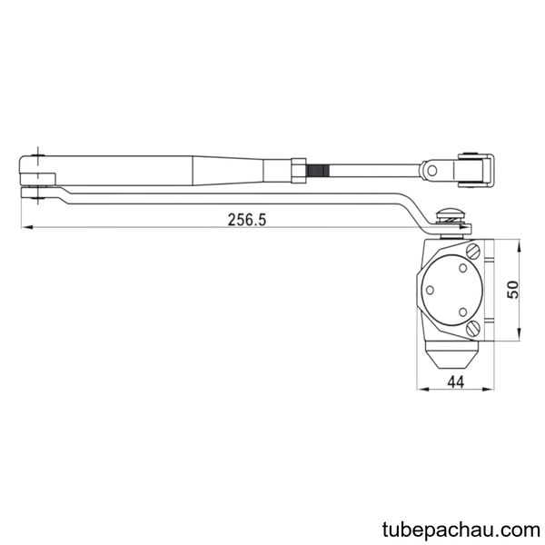 Tay Đẩy Hơi Cùi Chỏ 80Kg DC413 Hafele 489.30.035