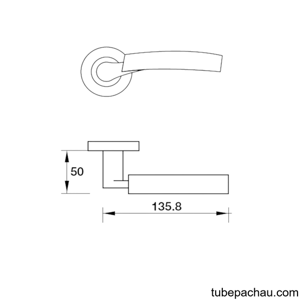 Tay Nắm Gạt Cửa Phòng Hafele 903.99.032