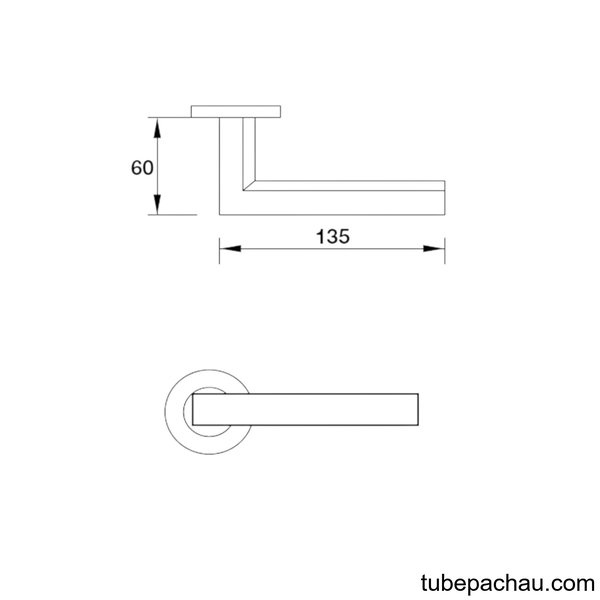 Tay Nắm Gạt Cửa Phòng Hafele 903.99.033