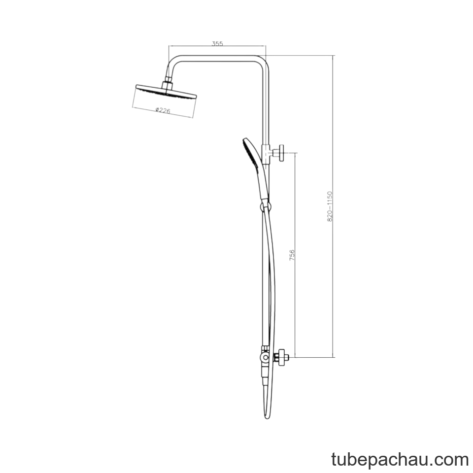 Thanh Sen Điều Nhiệt Hafele 495.60.106