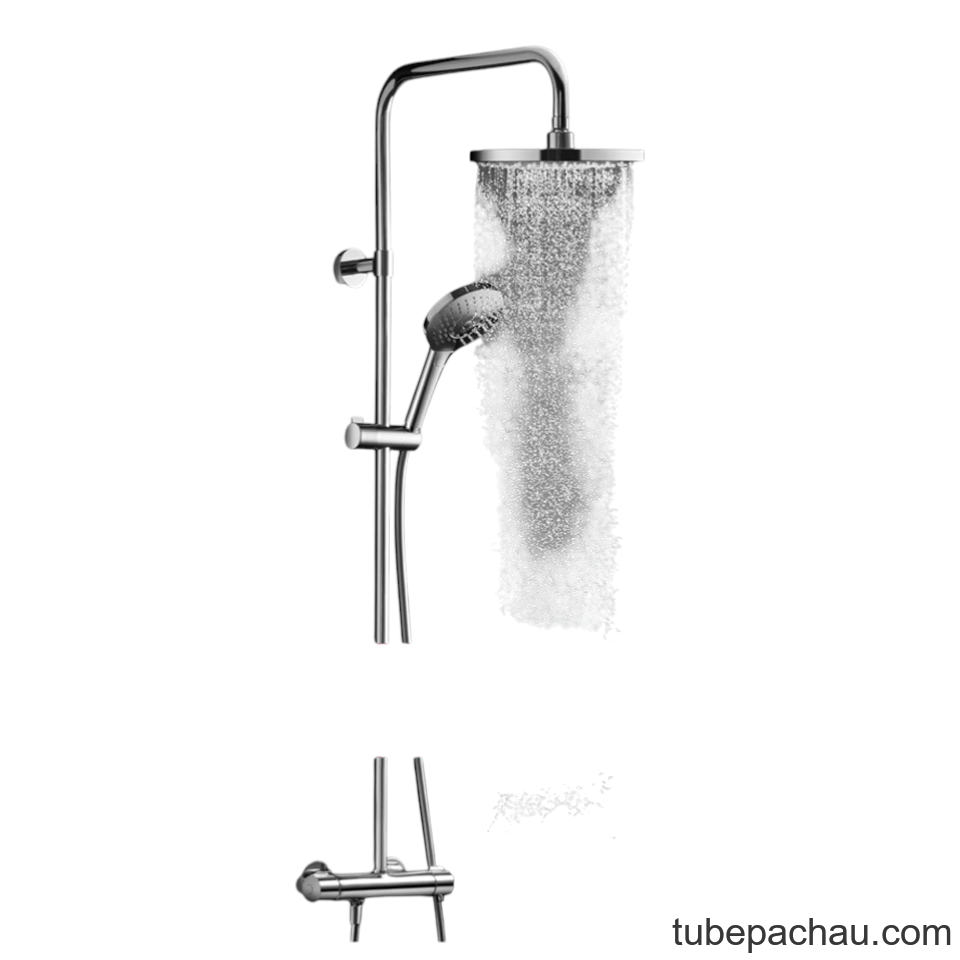 Thanh Sen Kết Hợp Có Bộ Trộn Điều Nhiệt Intenslty 227R Hafele 495.60.101